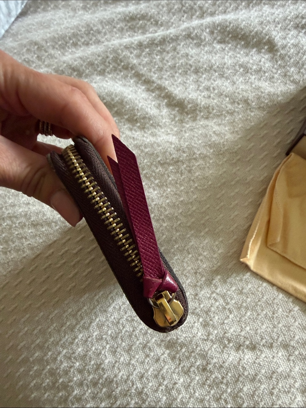 Louis Vuitton Monogram Canvas Zip Around Wallet - Fuchia - Picture 5 of 10